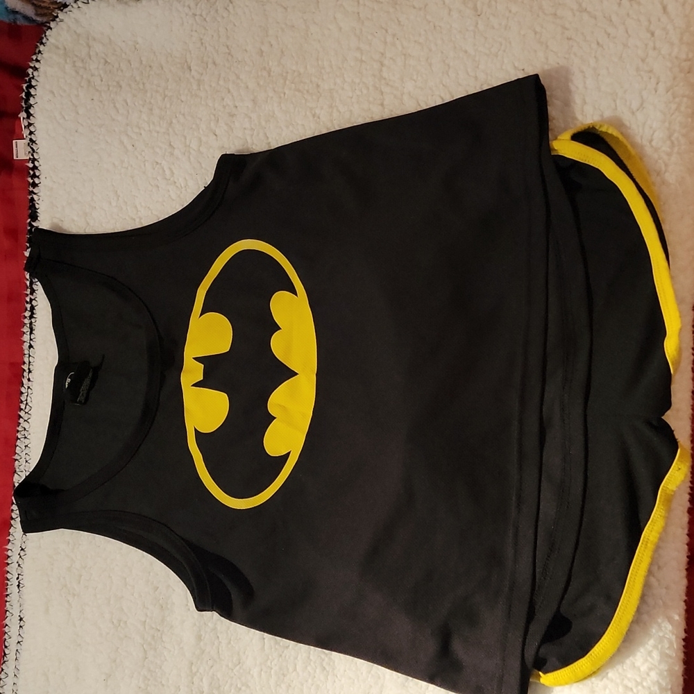 DC Comics "Batman" Sleepwear/workout outfit. Black and Yellow Size S/M